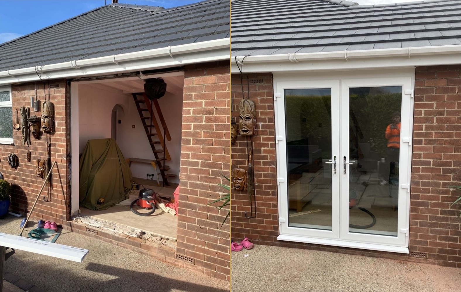 Before and after — Huddersfield Windows installation