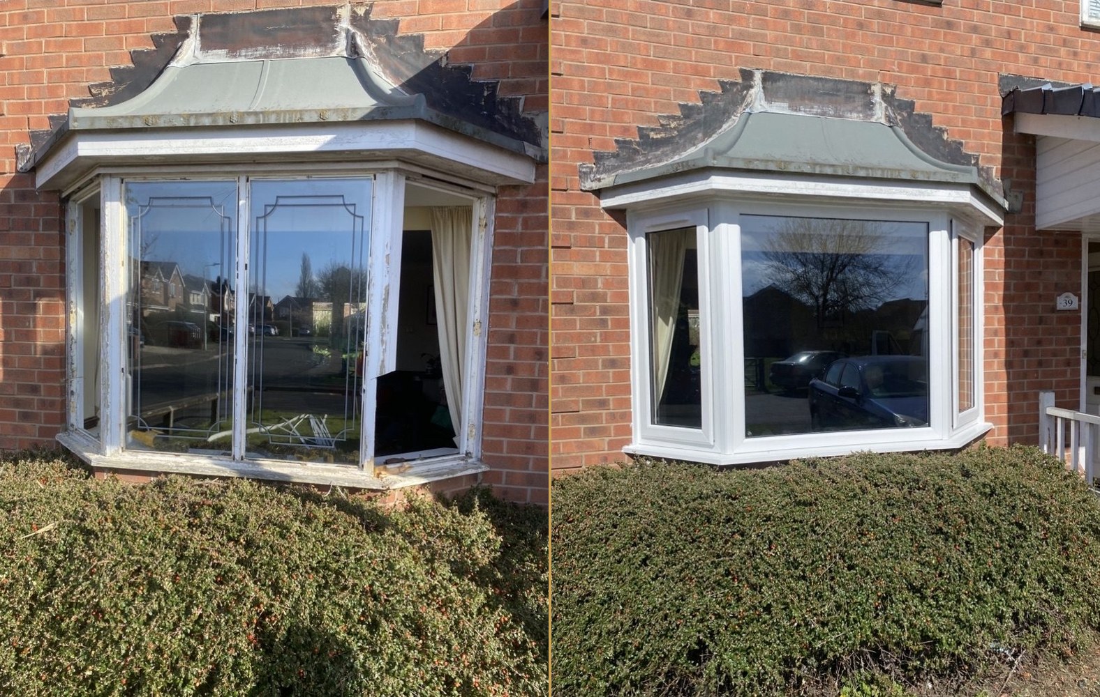 Before and after — Huddersfield Windows installation