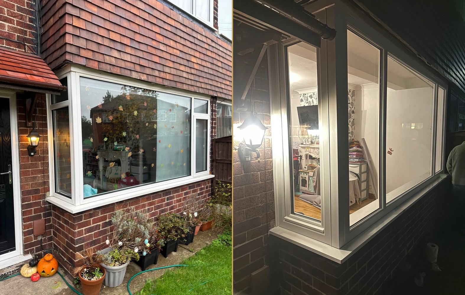 Before and after — Huddersfield Windows installation